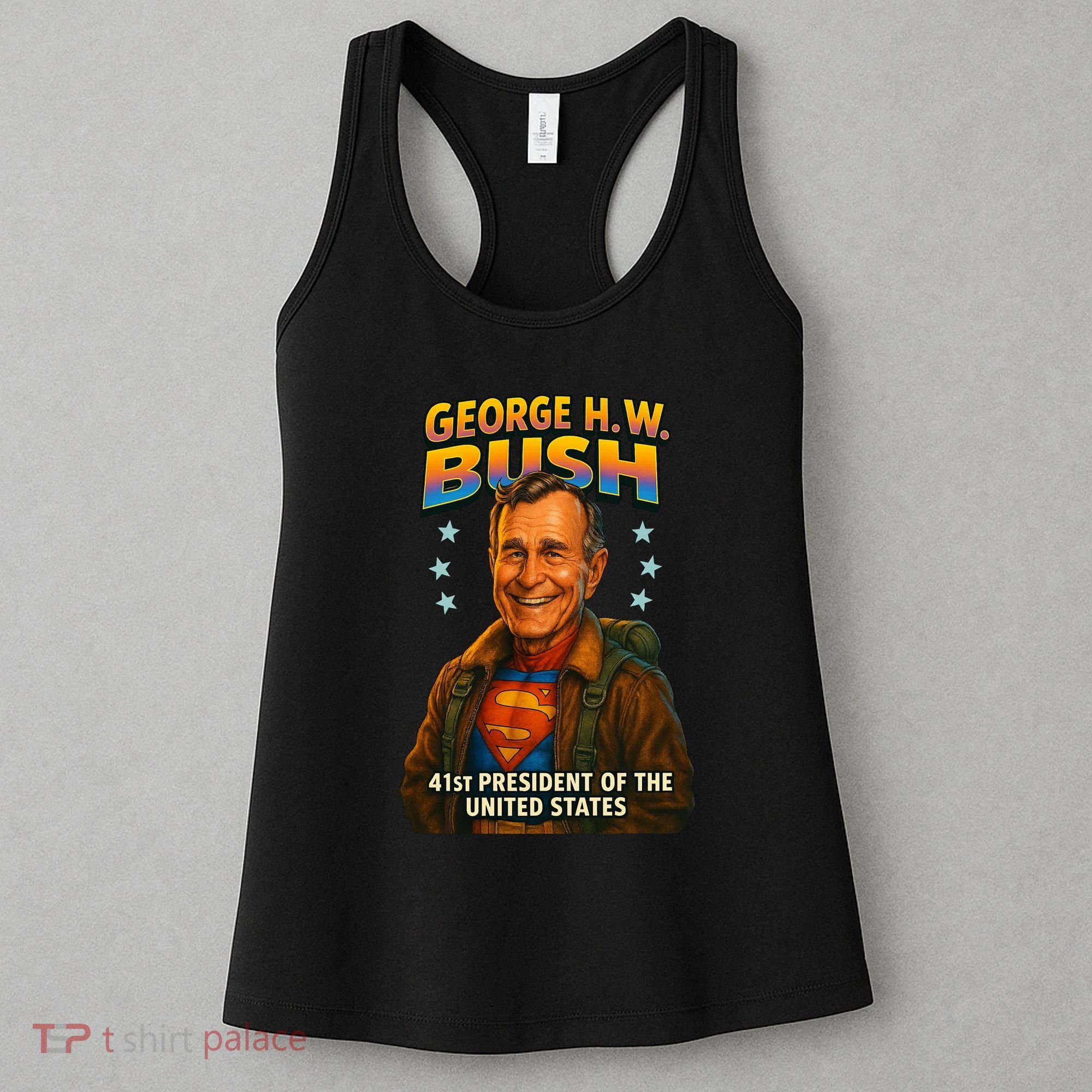 George H.W. Bush The Presidential Chronicles Women's Tank Top