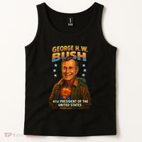 George H.W. Bush The Presidential Chronicles Tank Top thumb 2