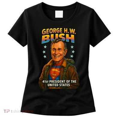 George H.W. Bush The Presidential Chronicles Women's T-Shirt