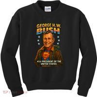George H.W. Bush The Presidential Chronicles Kids Sweatshirt thumb 0