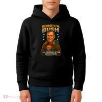 George H.W. Bush The Presidential Chronicles Kids Hoodie thumb 4