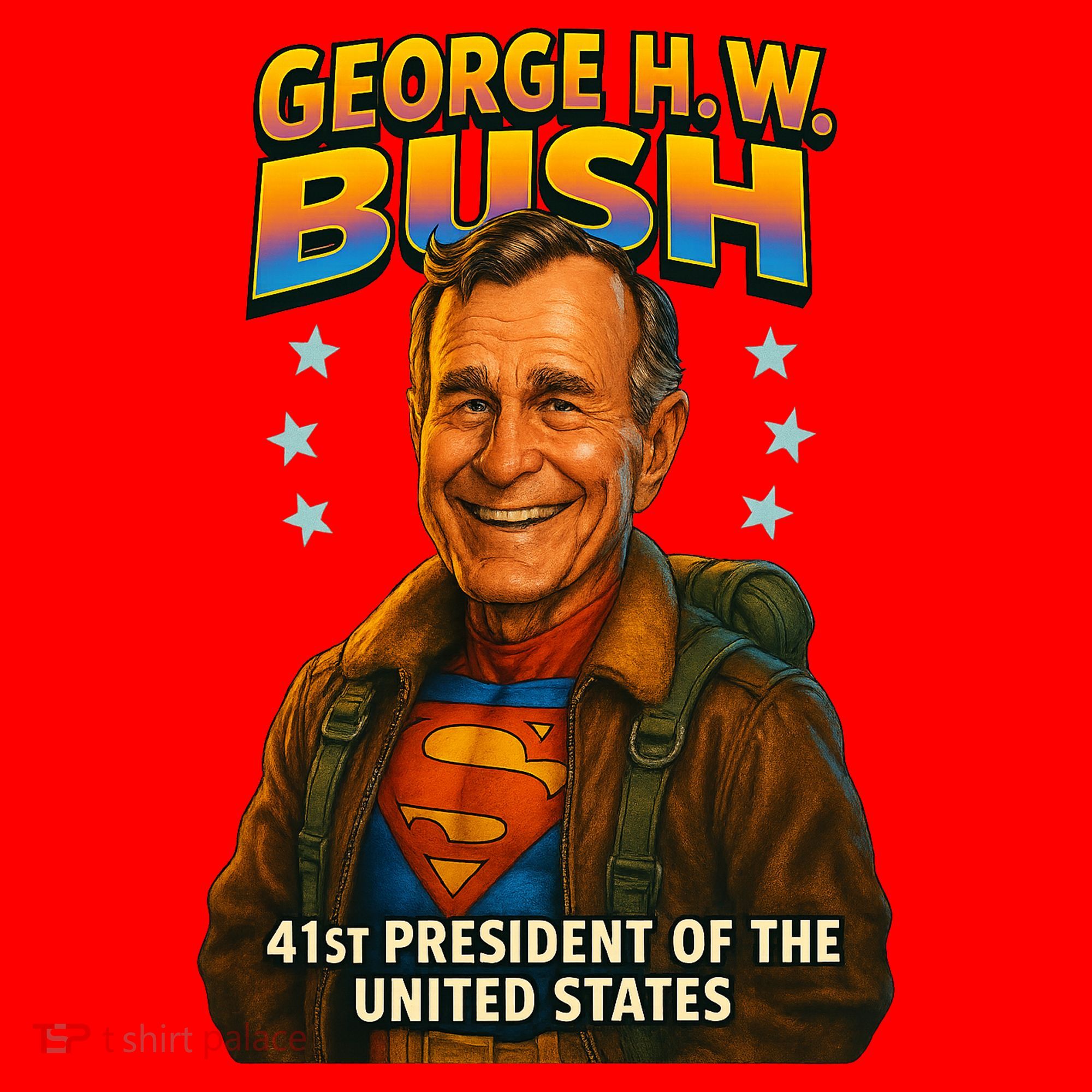 George H.W. Bush The Presidential Chronicles Santa Hat