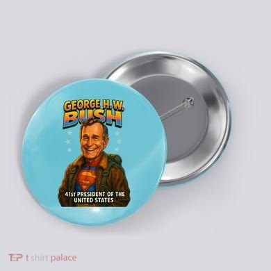 George H.W. Bush The Presidential Chronicles Button