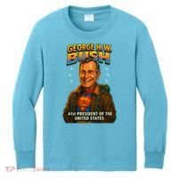 George H.W. Bush The Presidential Chronicles Kids Long Sleeve Shirt thumb 0