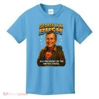 George H.W. Bush The Presidential Chronicles Kids T-Shirt thumb 0