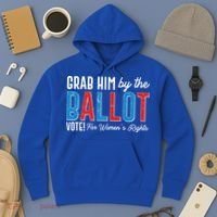 Grab Him By The Ballot Vote For Womens Rights Hoodie thumb 3