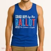 Grab Him By The Ballot Vote For Womens Rights Tank Top thumb 3