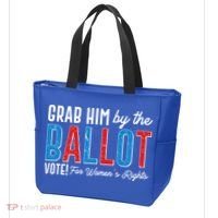 Grab Him By The Ballot Vote For Womens Rights Tote Bag thumb 3