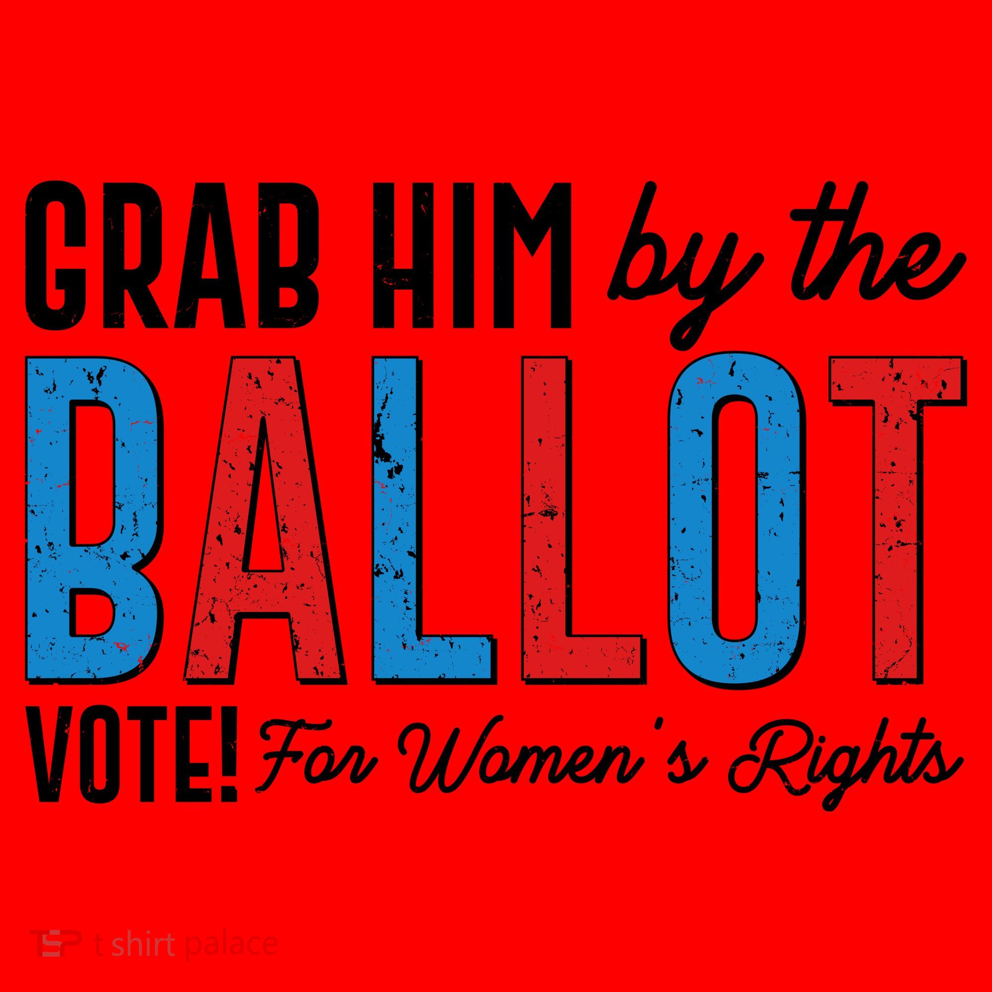 Grab Him By The Ballot Vote For Womens Rights Santa Hat