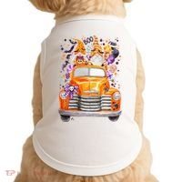 Gnome Halloween Boo Truck Doggie Tank thumb 0