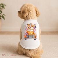 Gnome Halloween Boo Truck Doggie Tank thumb 2