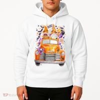 Gnome Halloween Boo Truck Hoodie thumb 2