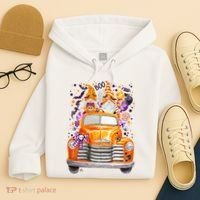 Gnome Halloween Boo Truck Hoodie thumb 4