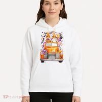 Gnome Halloween Boo Truck Hoodie thumb 5