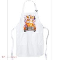 Gnome Halloween Boo Truck Apron thumb 0