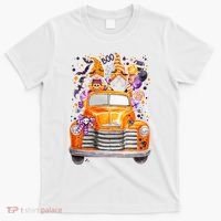 Gnome Halloween Boo Truck T-Shirt thumb 0