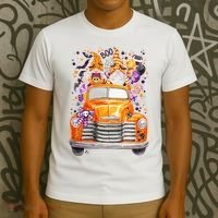 Gnome Halloween Boo Truck T-Shirt thumb 3
