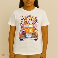 Gnome Halloween Boo Truck T-Shirt thumb 4