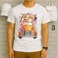 Gnome Halloween Boo Truck T-Shirt thumb 6