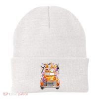 Gnome Halloween Boo Truck Beanie thumb 0