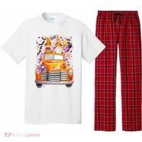 Gnome Halloween Boo Truck Pajama Set thumb 0
