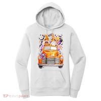 Gnome Halloween Boo Truck Women's Hoodie thumb 0