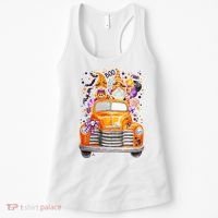 Gnome Halloween Boo Truck Women's Tank Top thumb 0