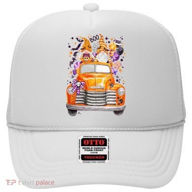 Gnome Halloween Boo Truck Hat