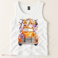 Gnome Halloween Boo Truck Tank Top thumb 2