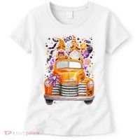 Gnome Halloween Boo Truck Women's T-Shirt thumb 0