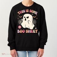 Groovy Halloween Boo Ghost Costume This Is Some Boo Sheet Women's Sweatshirt thumb 0