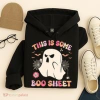 Groovy Halloween Boo Ghost Costume This Is Some Boo Sheet Hoodie thumb 4
