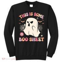 Groovy Halloween Boo Ghost Costume This Is Some Boo Sheet Sweatshirt thumb 0