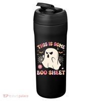 Groovy Halloween Boo Ghost Costume This Is Some Boo Sheet 24oz Duet Stainless Steel Tumbler thumb 3