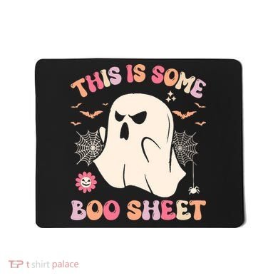 Groovy Halloween Boo Ghost Costume This Is Some Boo Sheet Mousepad