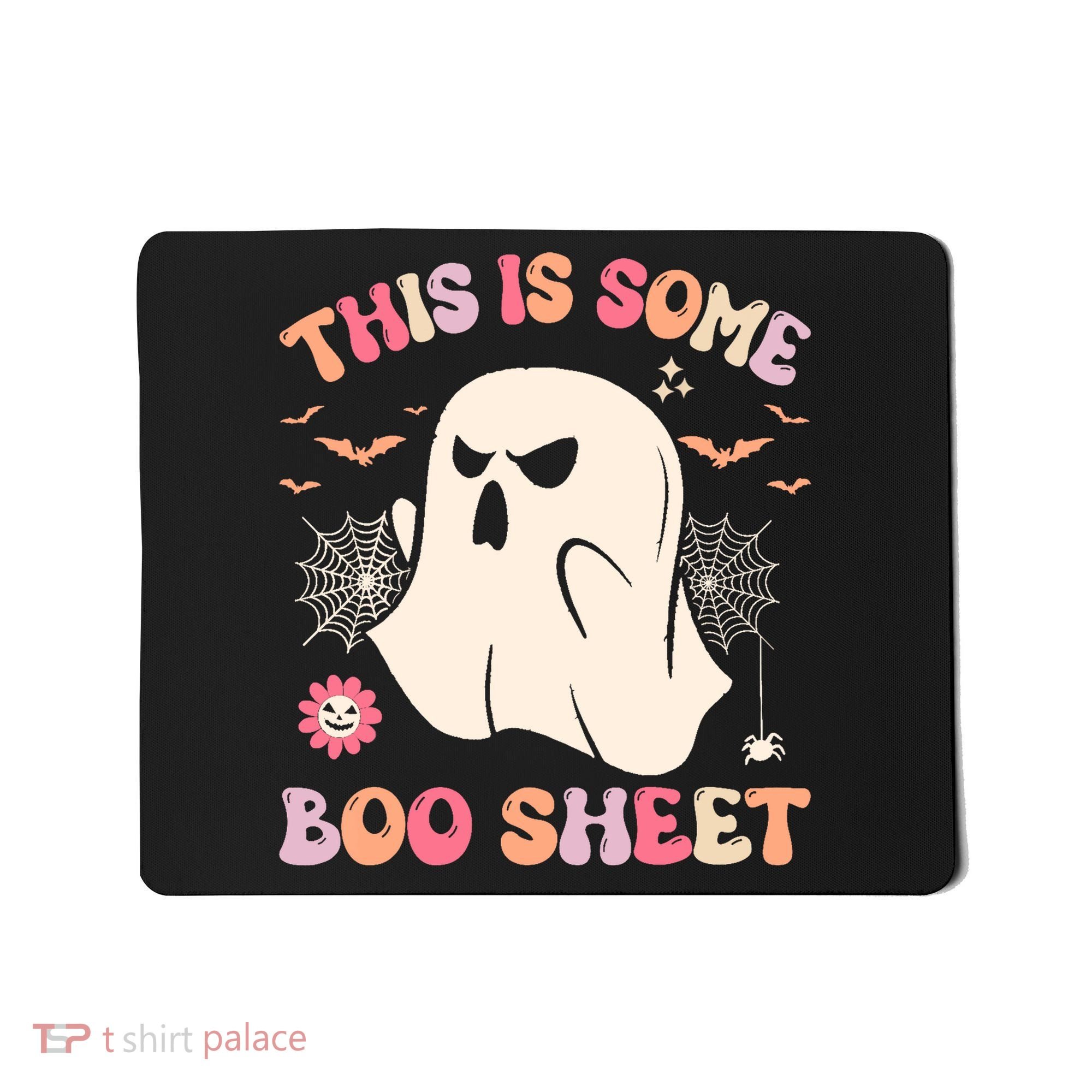 Groovy Halloween Boo Ghost Costume This Is Some Boo Sheet Mousepad