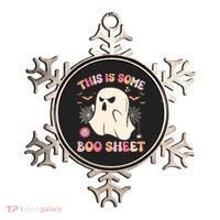 Groovy Halloween Boo Ghost Costume This Is Some Boo Sheet Ornament thumb 0