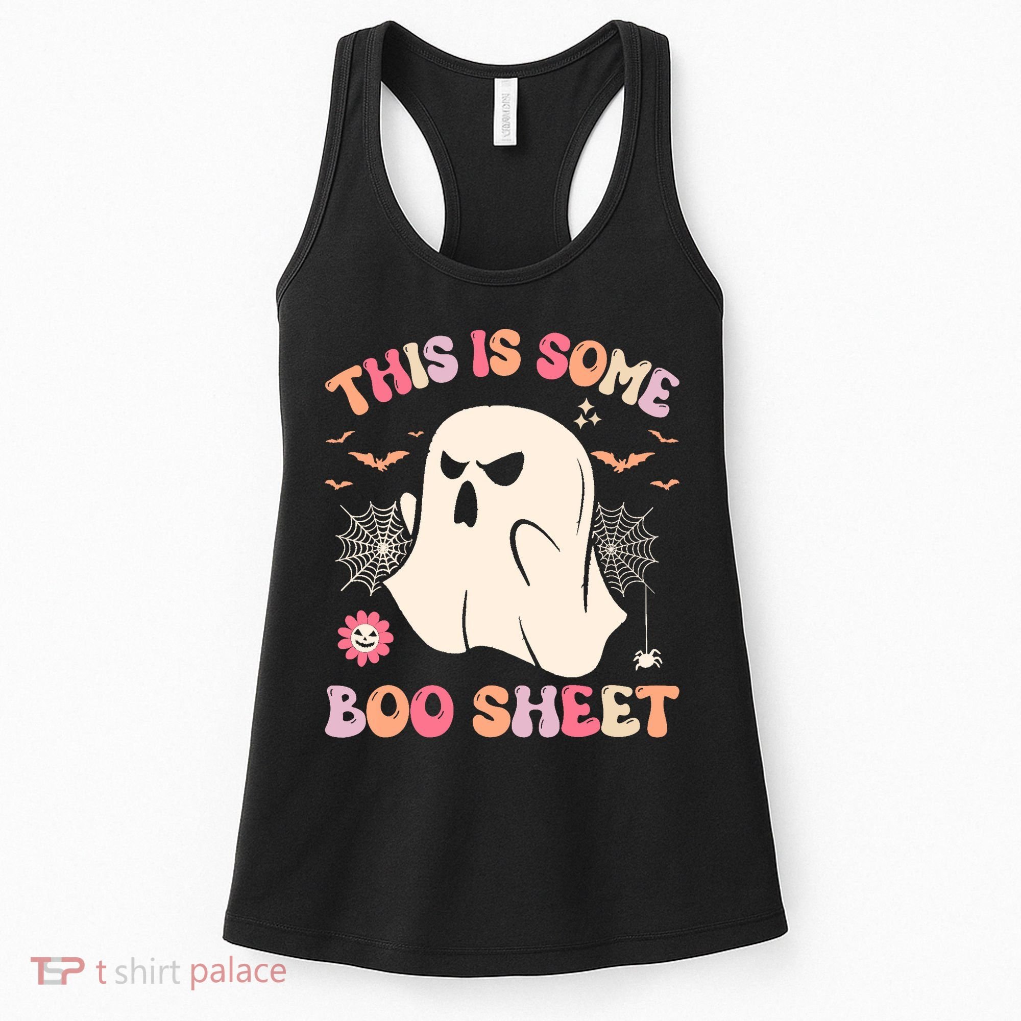Groovy Halloween Boo Ghost Costume This Is Some Boo Sheet Women's Tank Top