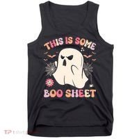 Groovy Halloween Boo Ghost Costume This Is Some Boo Sheet Tank Top thumb 0