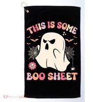Groovy Halloween Boo Ghost Costume This Is Some Boo Sheet Golf Towel thumb 0