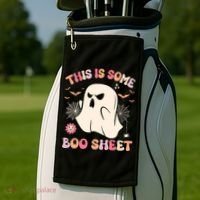 Groovy Halloween Boo Ghost Costume This Is Some Boo Sheet Golf Towel thumb 2