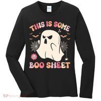 Groovy Halloween Boo Ghost Costume This Is Some Boo Sheet Women's Long Sleeve Shirt thumb 0