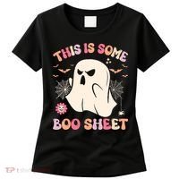 Groovy Halloween Boo Ghost Costume This Is Some Boo Sheet Women's T-Shirt thumb 0