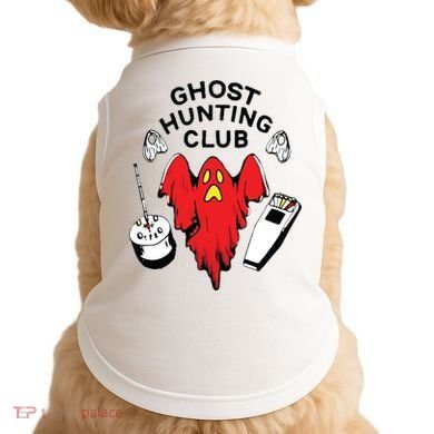 Ghost Hunting Club Funny Doggie Tank