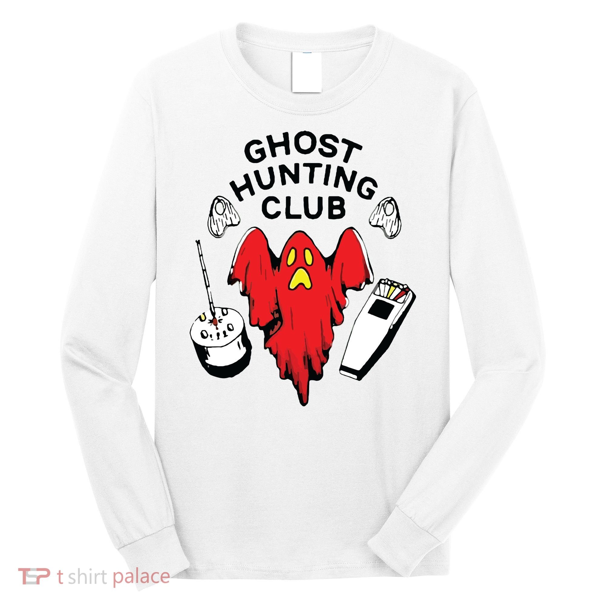 Ghost Hunting Club Funny Long Sleeve Shirt