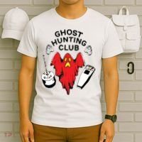 Ghost Hunting Club Funny T-Shirt thumb 6