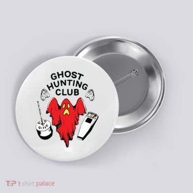 Ghost Hunting Club Funny Button
