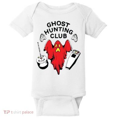 Ghost Hunting Club Funny Baby Bodysuit