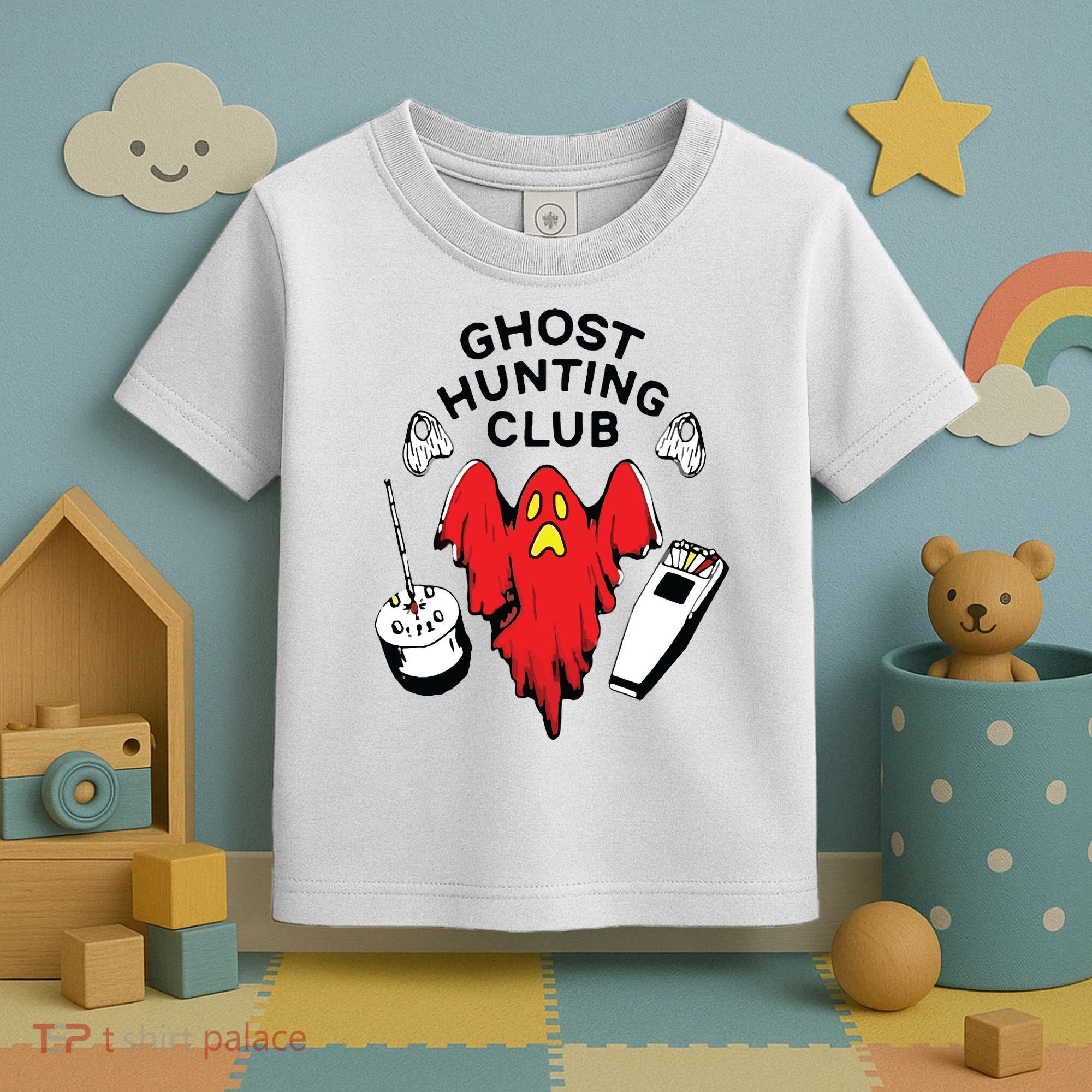 Ghost Hunting Club Funny Toddler T-Shirt