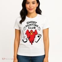 Ghost Hunting Club Funny Women's T-Shirt thumb 4